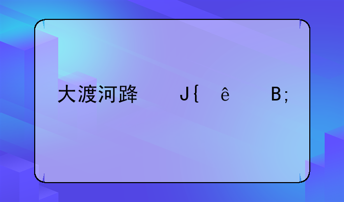 大渡河路撞人后续