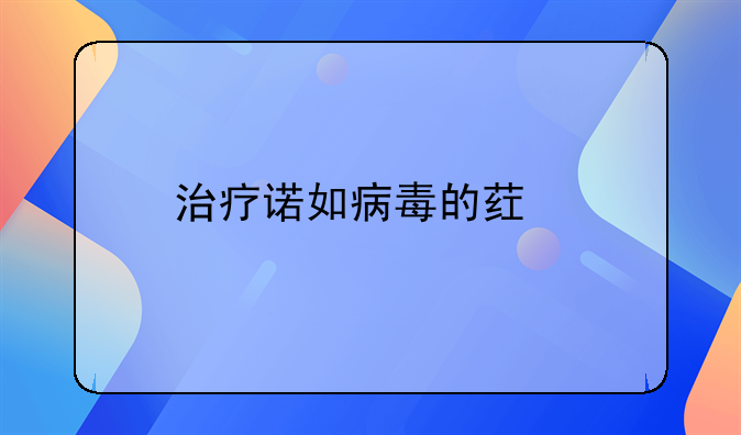 治疗诺如病毒的药物