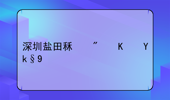 深圳盐田租房便宜吗